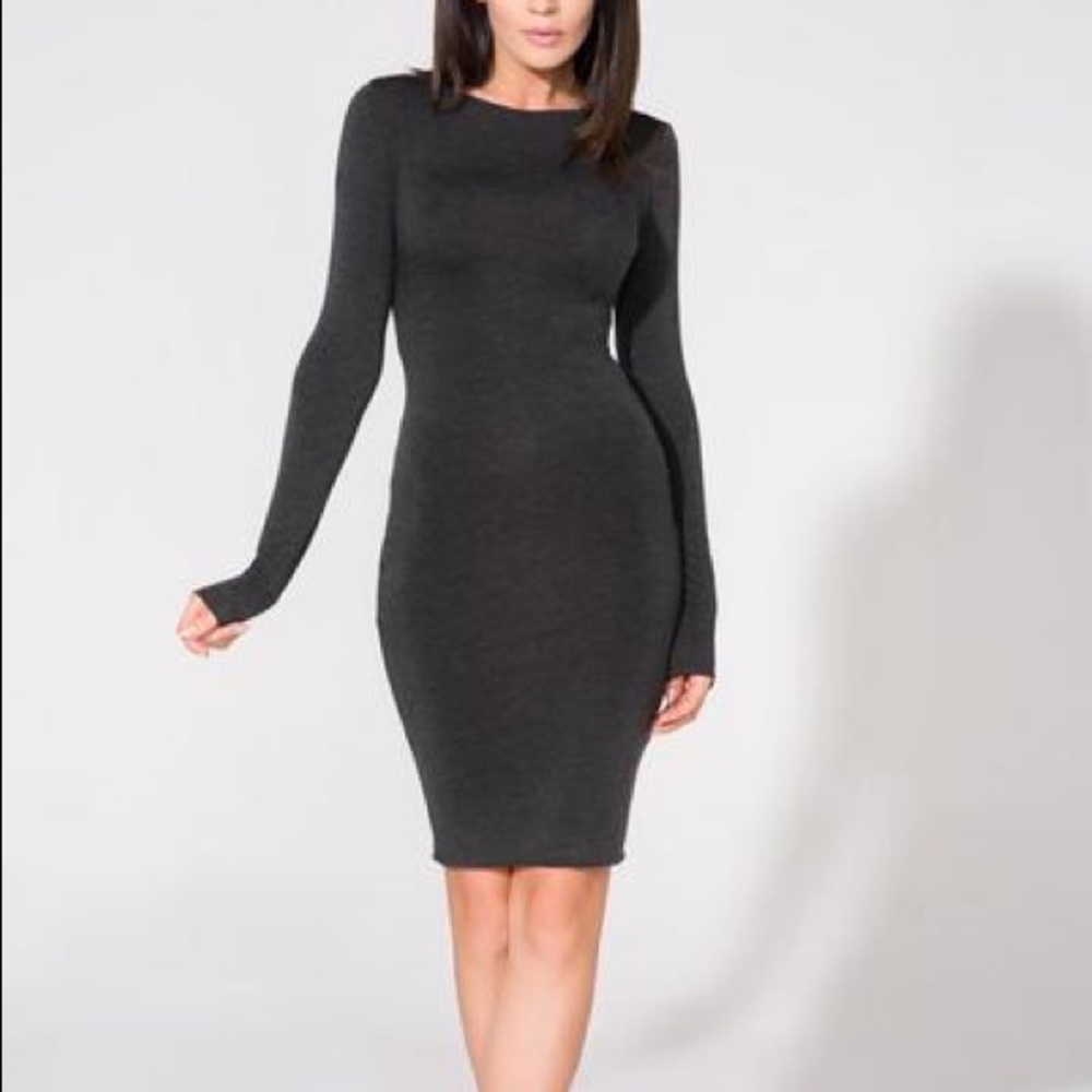 Grey Midi Abby Dress